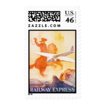 Railway Express Agency 1935 Advertisement postage