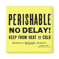 Railway Express Agency - Perishable - magnets