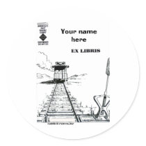 Railway Express Shipments, Library Book Plate stickers