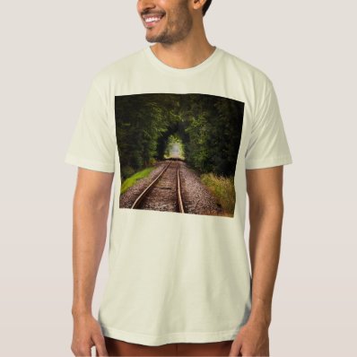 Railway green beautiful scenery t shirt