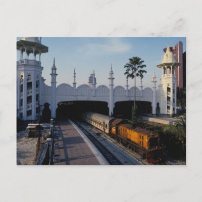 Railway station, Kuala Lumpur, Malaysia Postcards