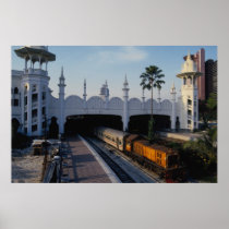 Railway station, Kuala Lumpur, Malaysia Poster