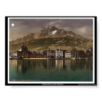 Railway station, Lucerne, Switzerland posters