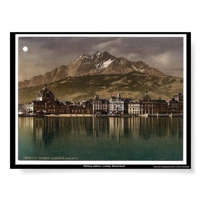 Railway station, Lucerne, Switzerland Posters by eyecandy