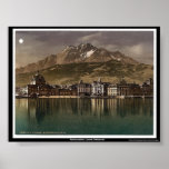 Railway station, Lucerne, Switzerland Posters