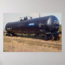 Railway tank car, Nova Scotia, Canada Print