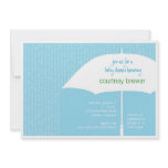 Rain Baby Boy Shower Invite