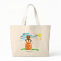 Rain Barrel Person Shopping Bag 2 by idealistcoach Rain Barrel Person Shopping Bag 2