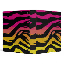 Rain Bow Zebra Binder by calroofer Rain Bow Zebra Binder
