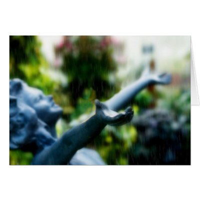 Rain Greeting Card by bkstowell