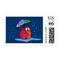 rain cat stamps