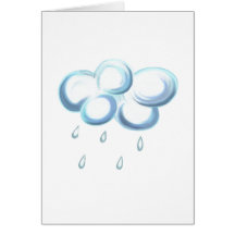 Rain Cloud Greeting Cards