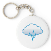Rain Cloud Key Chains
