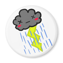 Rain Cloud Fridge Magnet