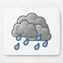 Rain Clouds Mouse Pad