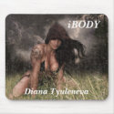 Rain Diana Tyuleneva iBODY mousepads by Smoove1Tone Rain Diana Tyuleneva iBODY mousepads