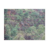 Rain-Driven Side Fall At Fortescue Falls Post Cards