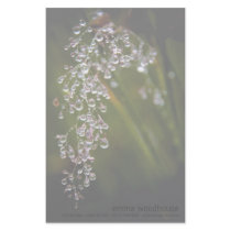 Rain Droplets Personalized Stationery by SabineSt Rain Droplets Personalized Stationery