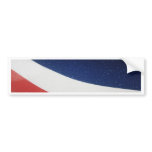 rain drops on red white blue background bumper sticker