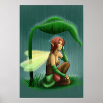 Rain fairy print