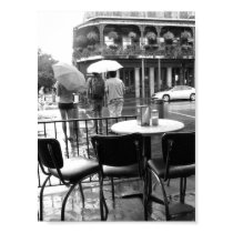 Rain in New Orleans Cafe' du Monde French Quarter posters