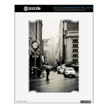 Rain in New York City - Vintage Style NOOK Decals