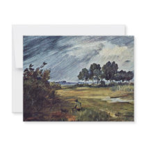 Rain Landscape By Busch Wilhelm (Best Quality) Personalized Announcements