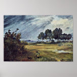 Rain Landscape By Busch Wilhelm (Best Quality) Print