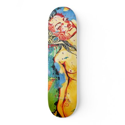 "Rain" Series Deck Skateboard by NicholeCamarillo