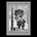 Rain Snow or Sleet Invitation invitations