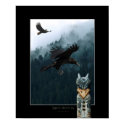 RAIN SPIRITS Art Poster posters