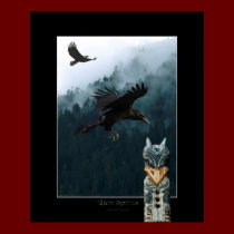 RAIN SPIRITS Art Poster posters