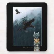 RAIN SPIRITS Gift Collection mousepads by RavenSpiritPrints RAIN SPIRITS Gift Collection mousepads