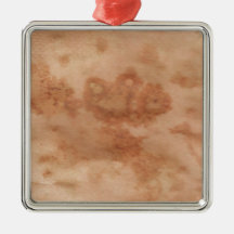 Rain Splattered Christmas Tree Ornament
