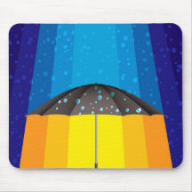 Rain storm on a sunny day mousemat