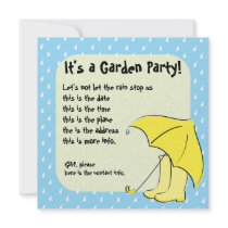 Rain Umbrella Invites