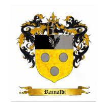 Rainaldi Shield of Arms posters