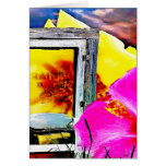 Rainbo Flowers Cards