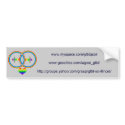 Rainbow-2female-LAGOSI grey bumper sticker bumper stickers by drtis77 Rainbow-2female-LAGOSI grey bumper sticker bumper stickers