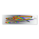 Rainbow # 3 Tattoo bumper stickers