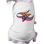 Rainbow # 4 Tattoo Dog Tee Shirt