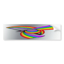 Rainbow # 5 Tattoo Bumper Stickers