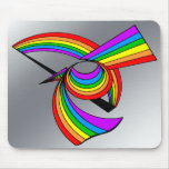 Rainbow # 5 Tattoo Mouse Pads