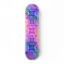 Rainbow Abstract 2 Roll skateboards by SherryHolderHunt Rainbow Abstract 2 Roll skateboards