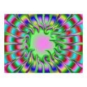 Rainbow Abstract Creepy icicle Graphic Design Frac posters