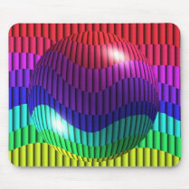 Rainbow Abstract mousepads by ImagesbyLorraine Rainbow Abstract mousepads