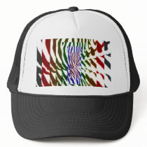 rainbow abyss trucker hat