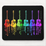 Rainbow Acoustic Guitars Mousepad