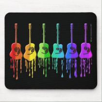 Rainbow Acoustic Guitars mousepads