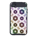 Rainbow Alien Eye Fractal Art Pattern Case For iPhone 4